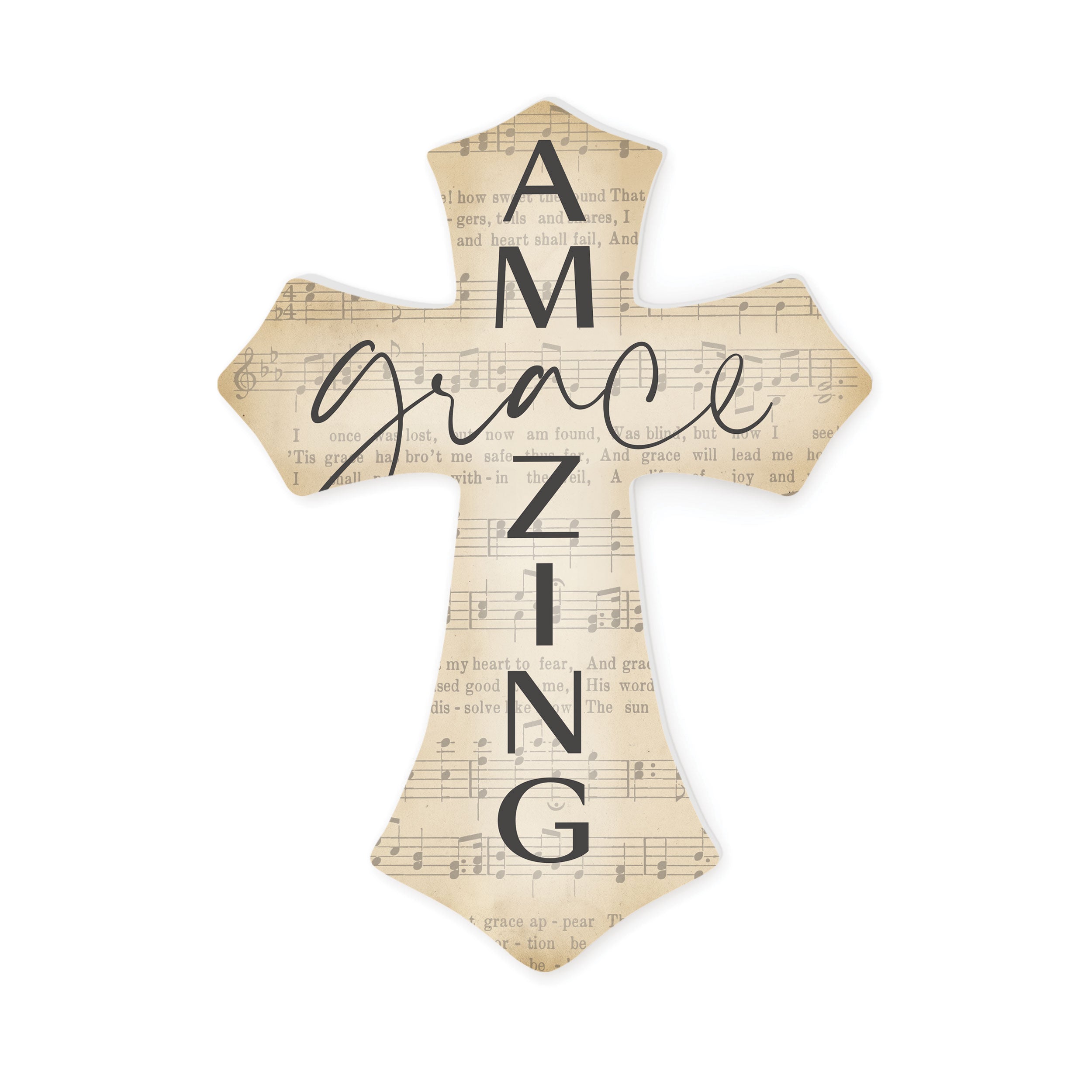 *Amazing Grace Cross Décor