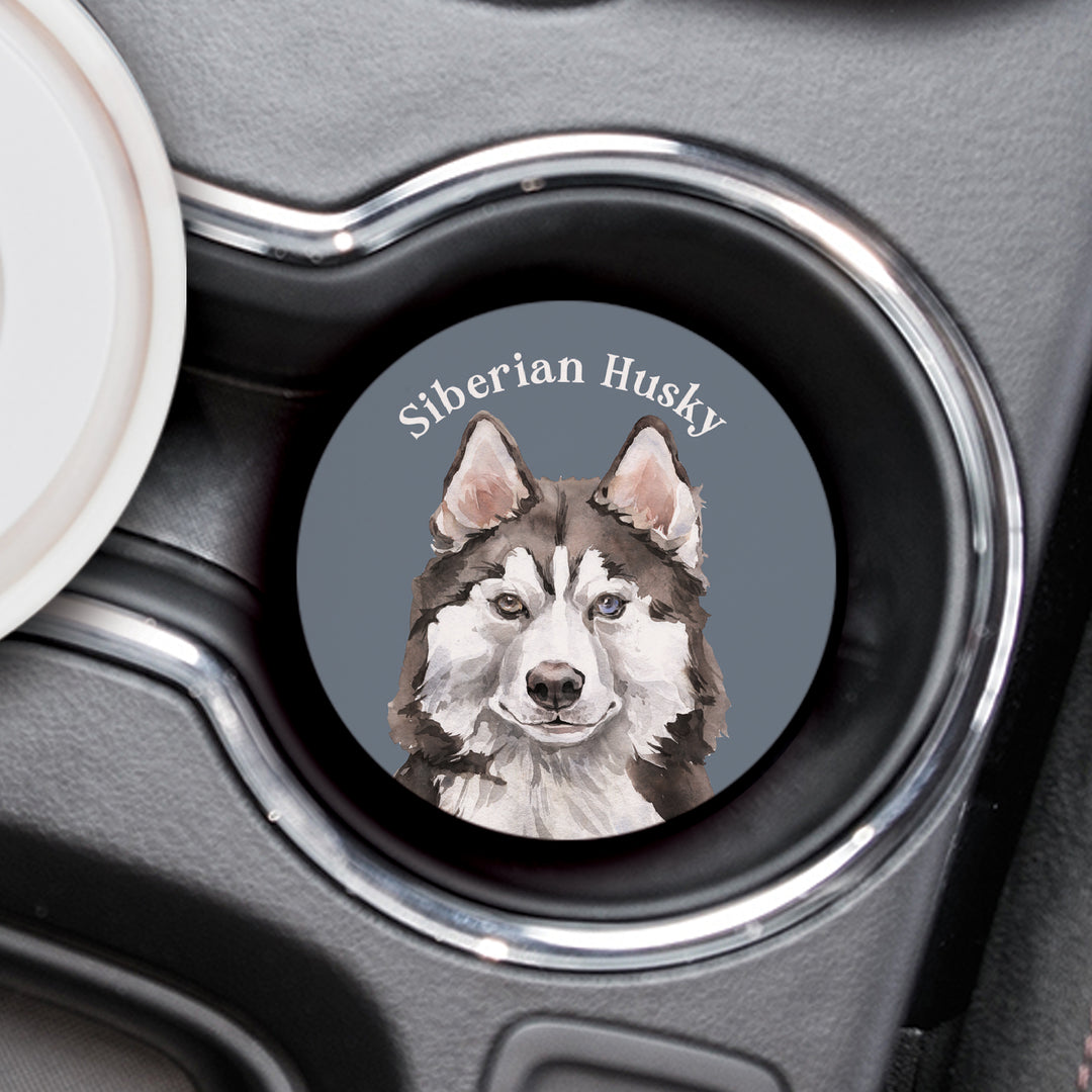 Siberian Husky Car Coaster