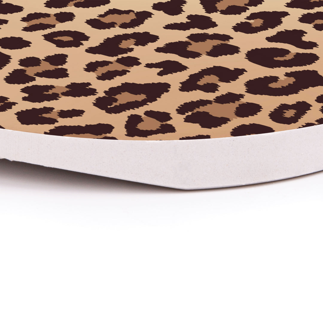 Cheetah Print Car Coaster
