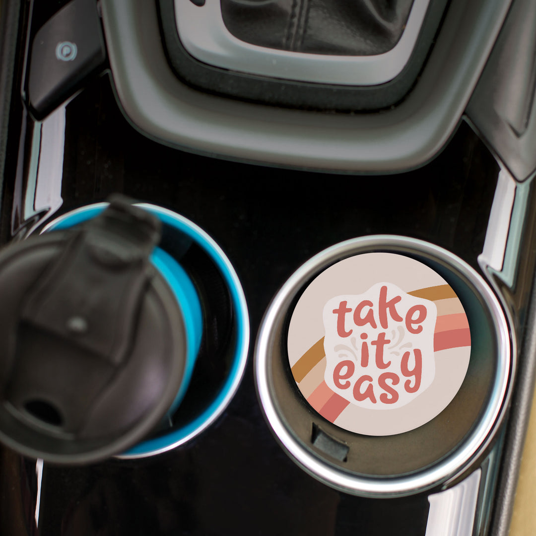 Take It Easy Car Coaster