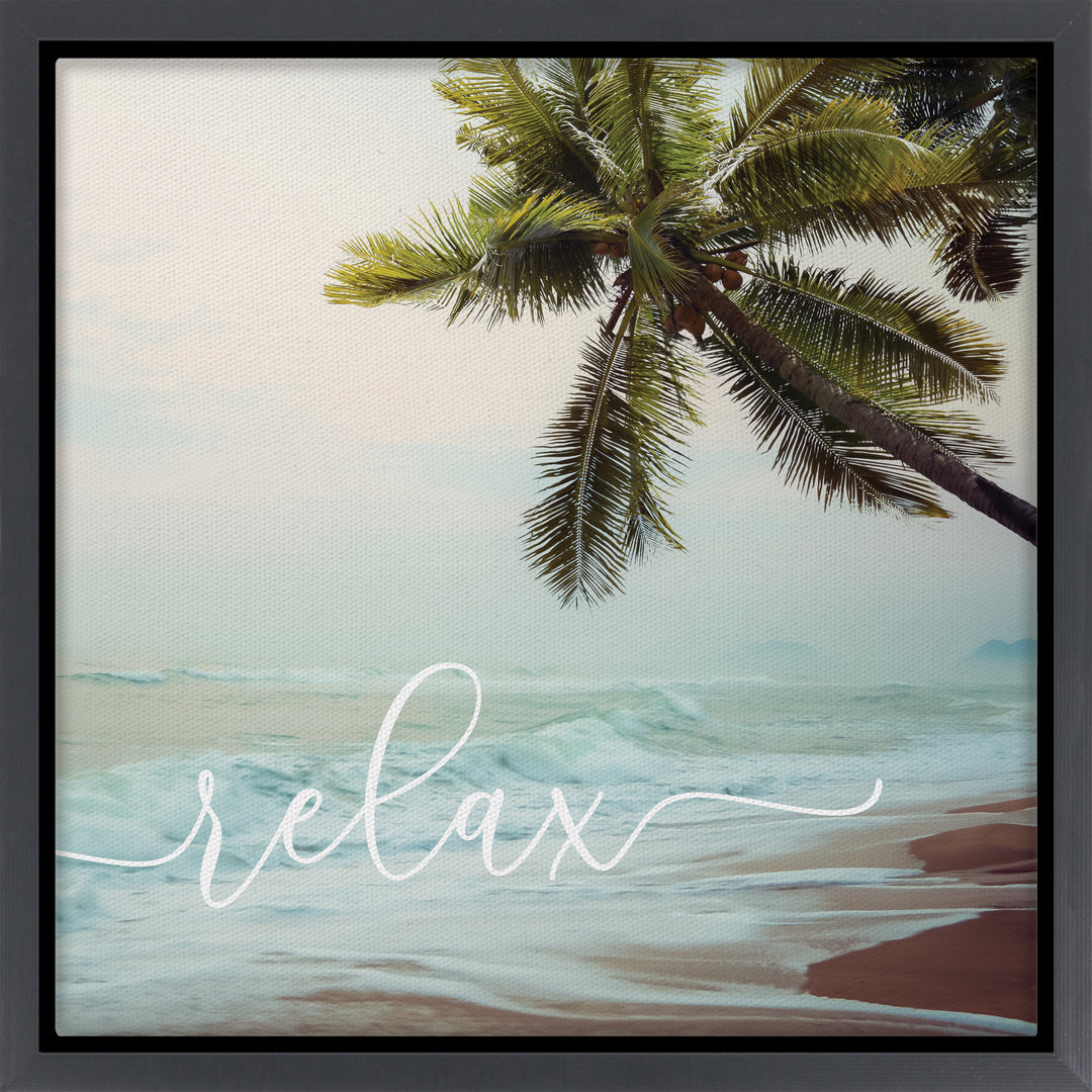 Relax Framed Canvas
