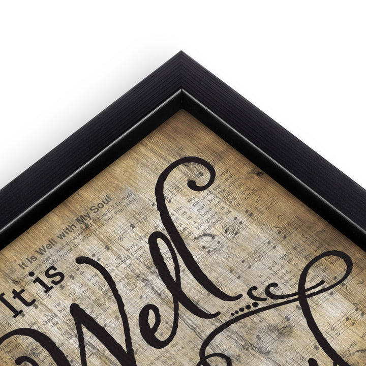It Is Well With My Soul Framed Canvas