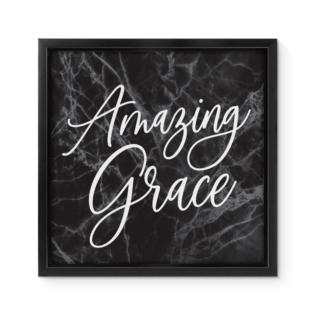 Amazing Grace Framed Canvas