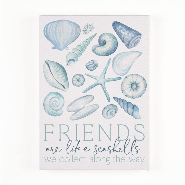 Friends Are Like Seashells We Collect Along The Way Canvas Décor