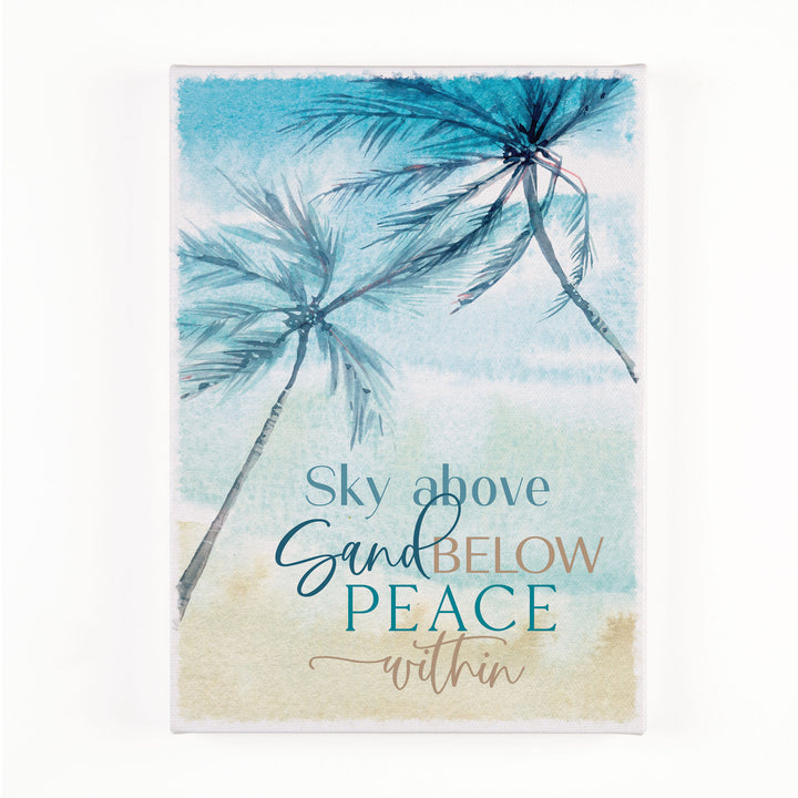 Sky Above Sand Below Peace Within Canvas Décor