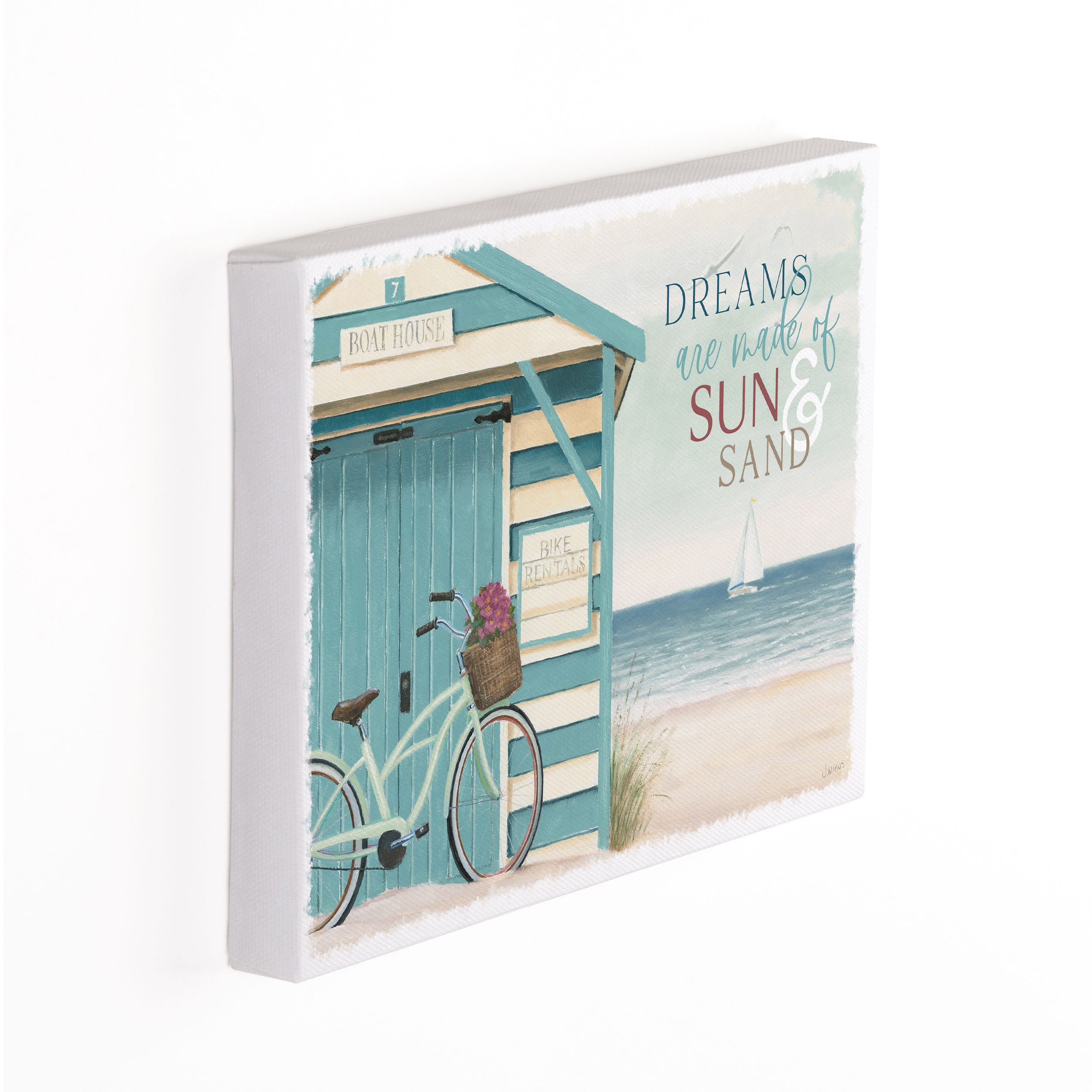 Dreams Are Made Of Sun And Sand Canvas Décor