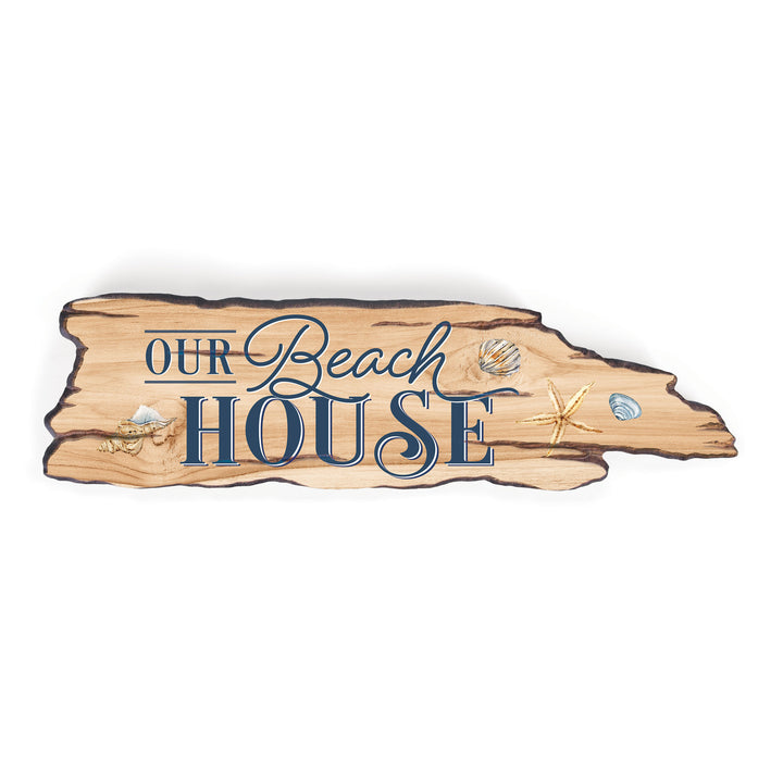 Our Beach House Driftwood Sign