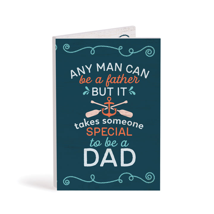 Someone Special to Be a Dad Wooden Keepsake Card