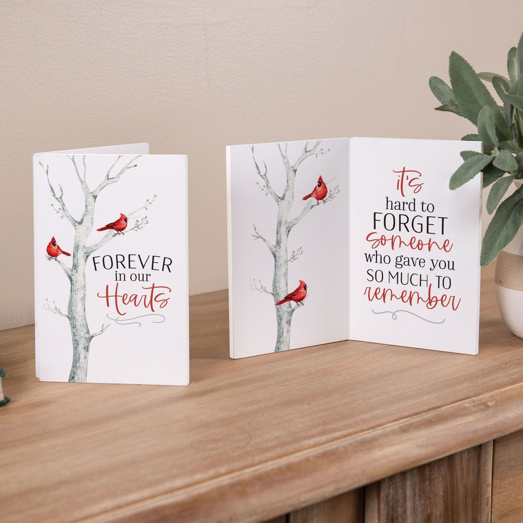 Forever In Our Hearts It's Hard To Forget Someone Keepsake Card