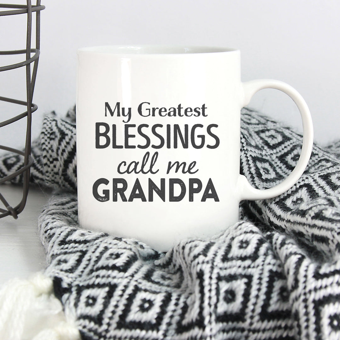 My Greatest Blessings Call Me Grandpa Mug