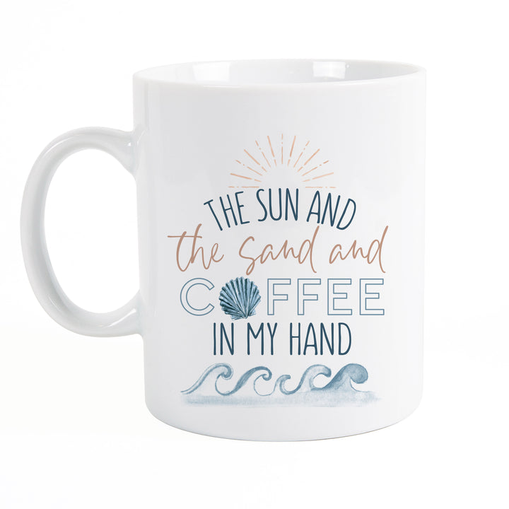 The Sun and the Sand and Coffee in My Hand Mug