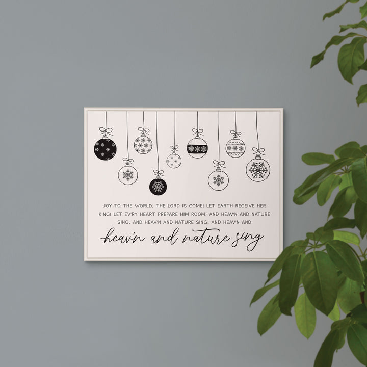 Joy To The World, The Lord Is Come! Ornate Wall Décor