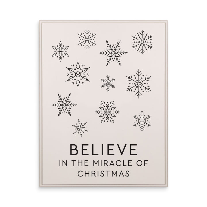 Believe In The Miracle Of Christmas Ornate Wall Décor