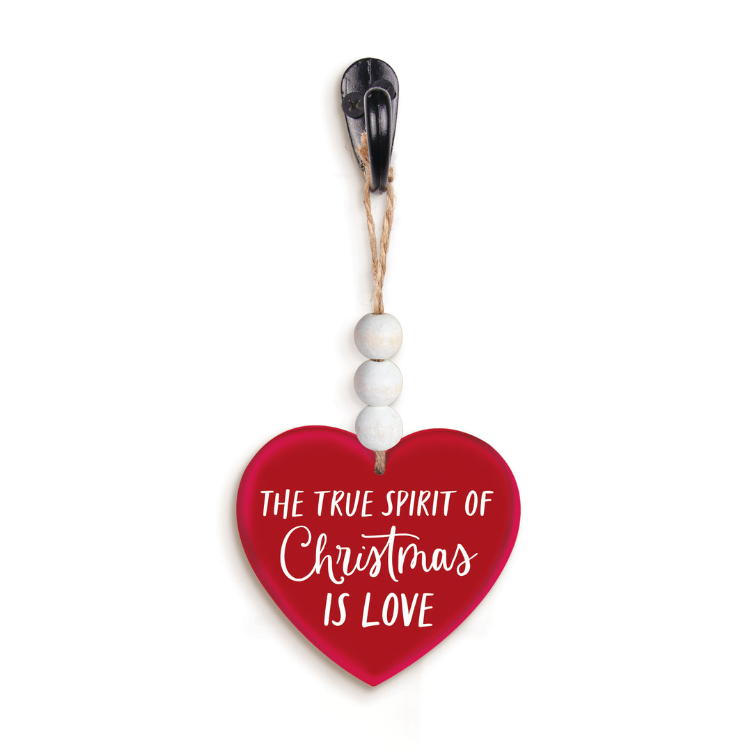 The True Spirit Of Christmas Is Love Acrylic Ornament