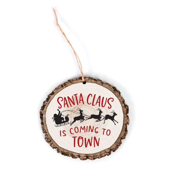 Santa Claus Is Coming To Town Barky Ornament