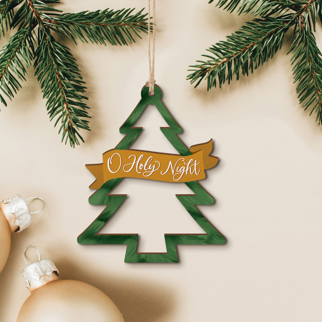 O Holy Night Cut-Out Ornament