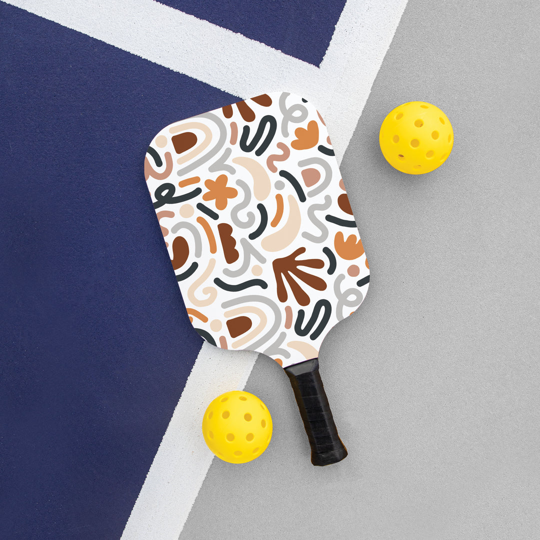 Abstract Pattern Pickleball Paddle