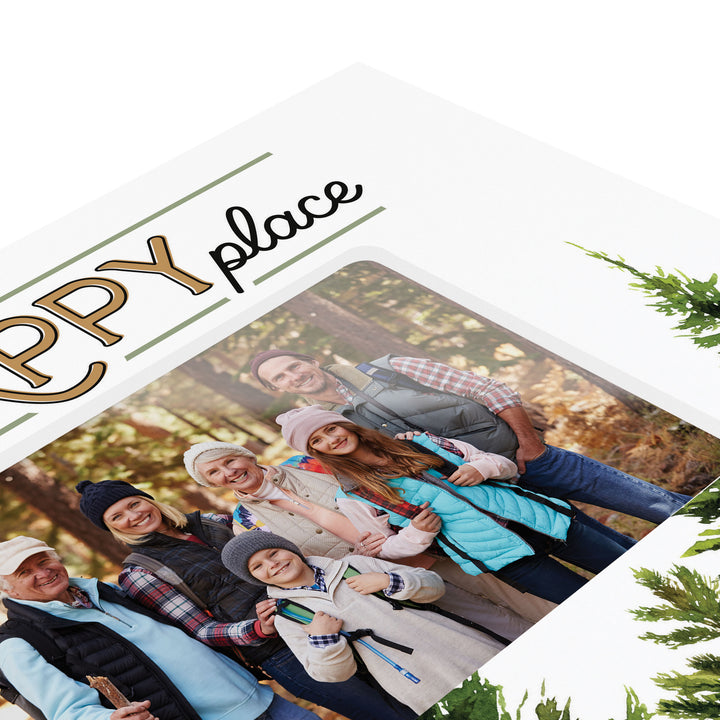 Our Happy Place Photo Frame (4x6 Photo)