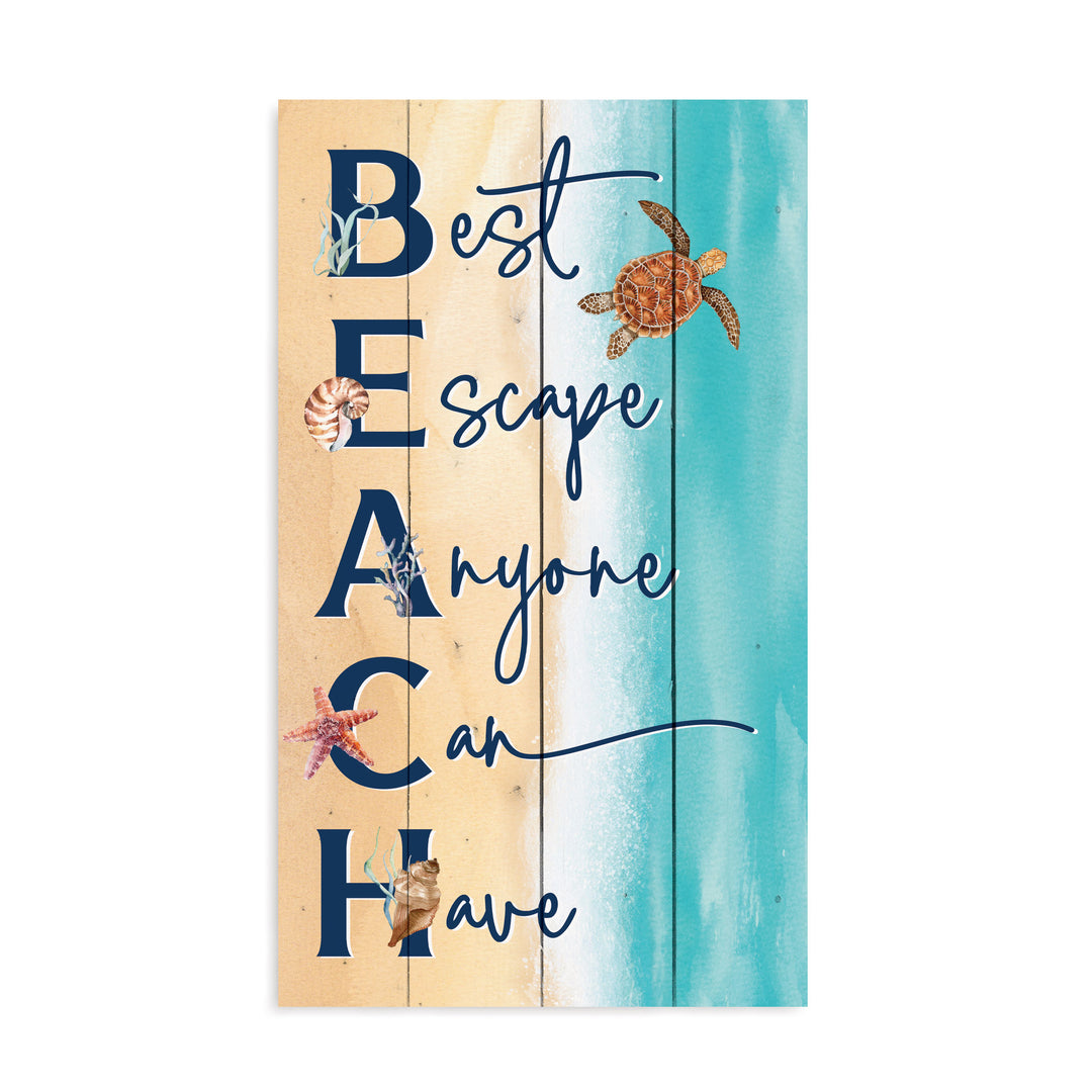 Beach Best Escape Anyone Can Have Pallet Décor