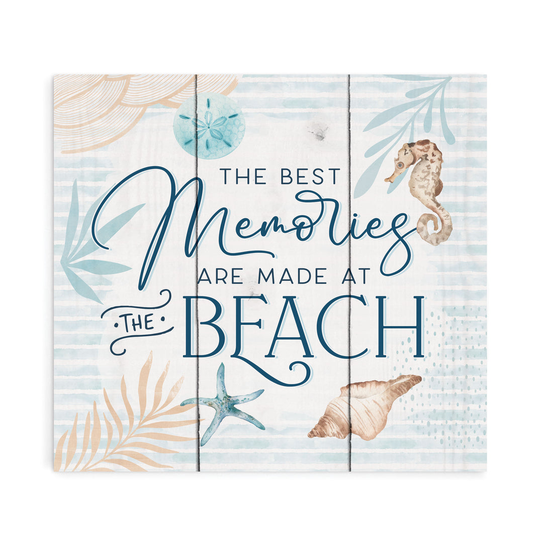 The Best Memories Are Made At The Beach Pallet Décor