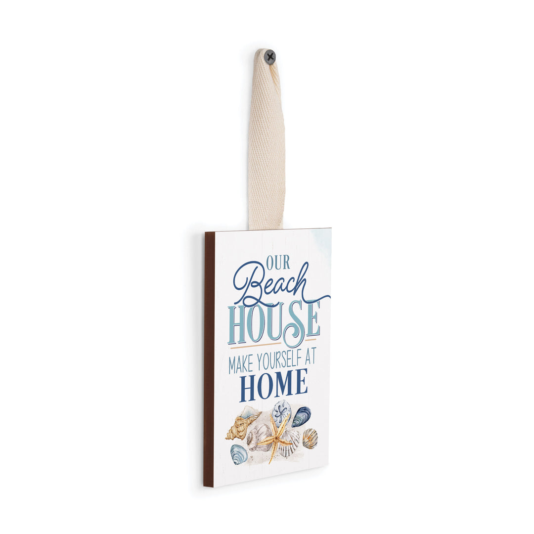 Our Beach House Make Yourself At Home Decorative Hanging Sign