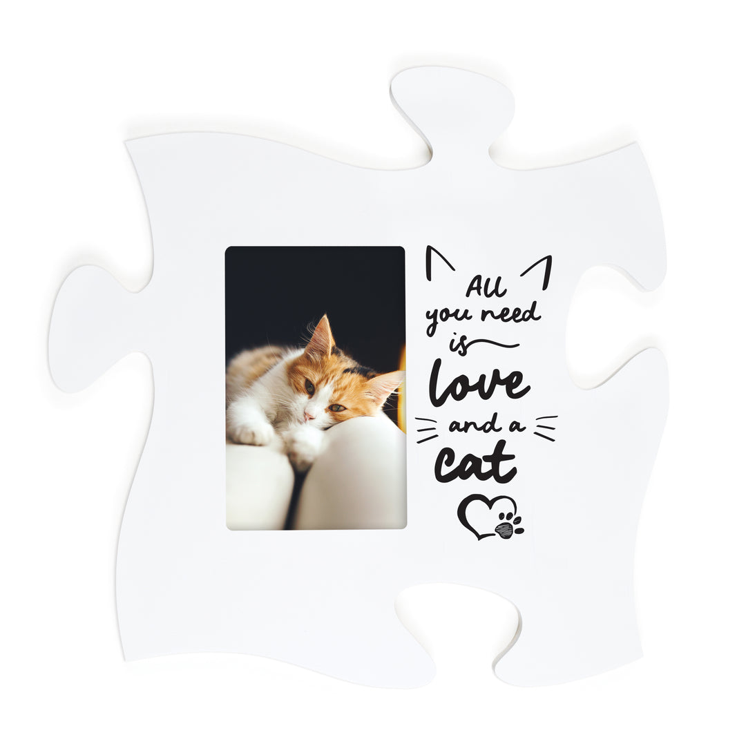 All You Need Is Love And A Cat Puzzle Piece