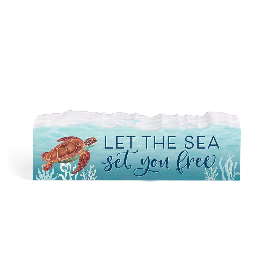 Let The Sea Set You Free Wave Décor
