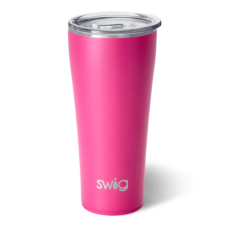Personalized Swig Hot Pink Tumbler (32oz)