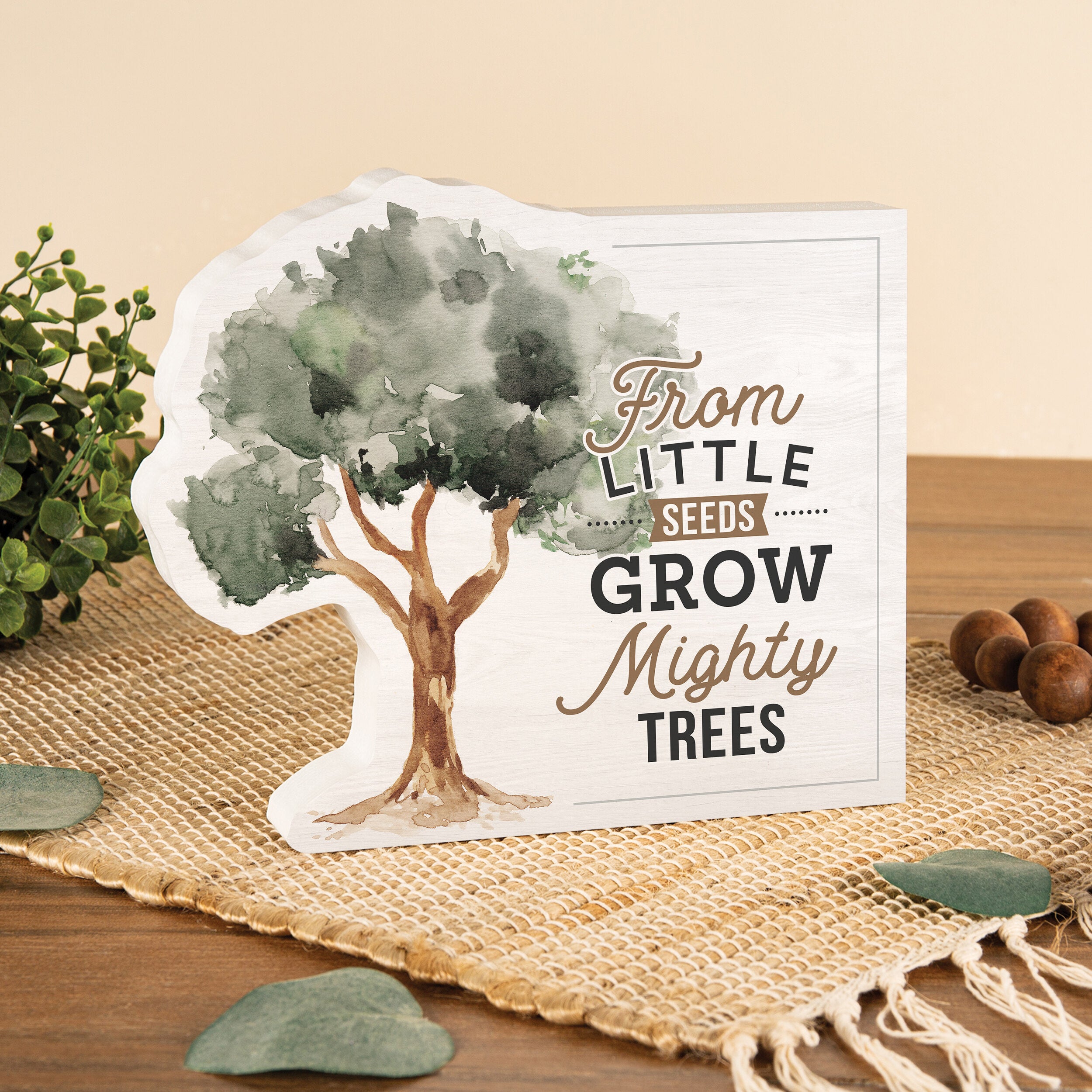 *From Little Seeds Grow Mighty Trees Shape Décor