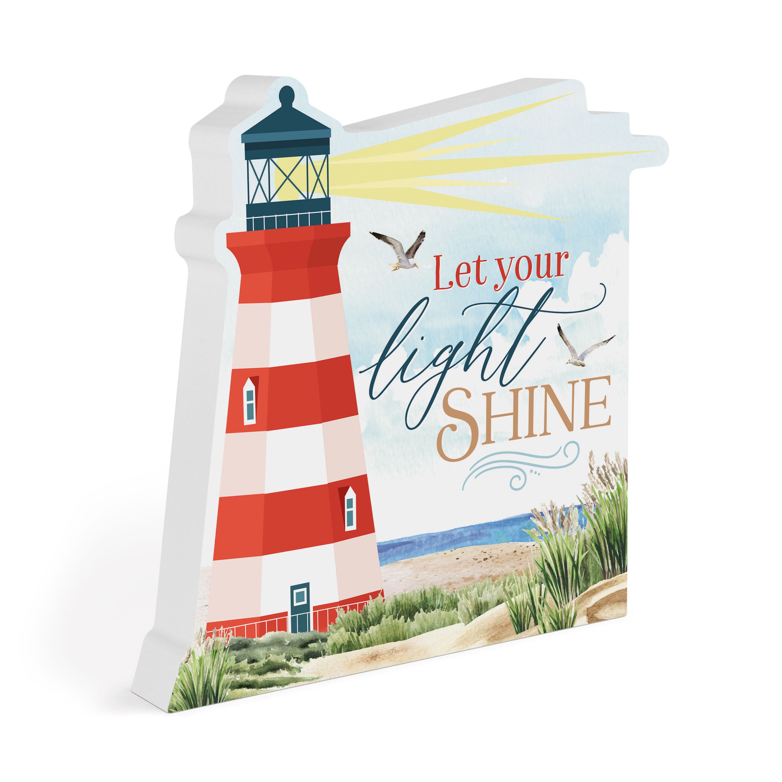 Let Your Light Shine Lighthouse Shape Décor