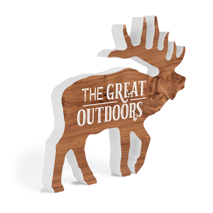 The Great Outdoors Elk Shape Décor