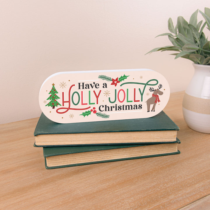 Have A Holly Jolly Christmas Shape Décor