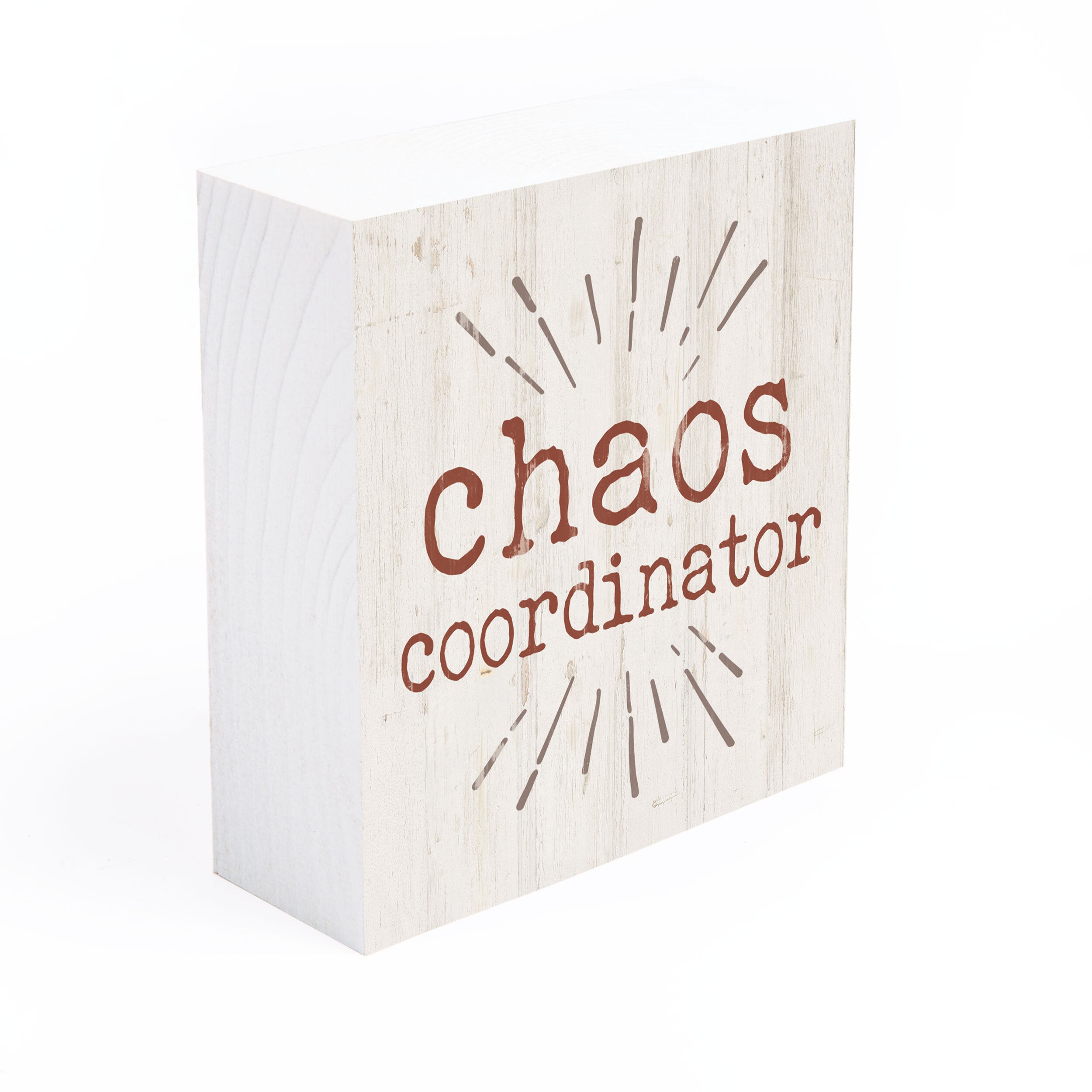 **Chaos Coordinator Square Wood Block