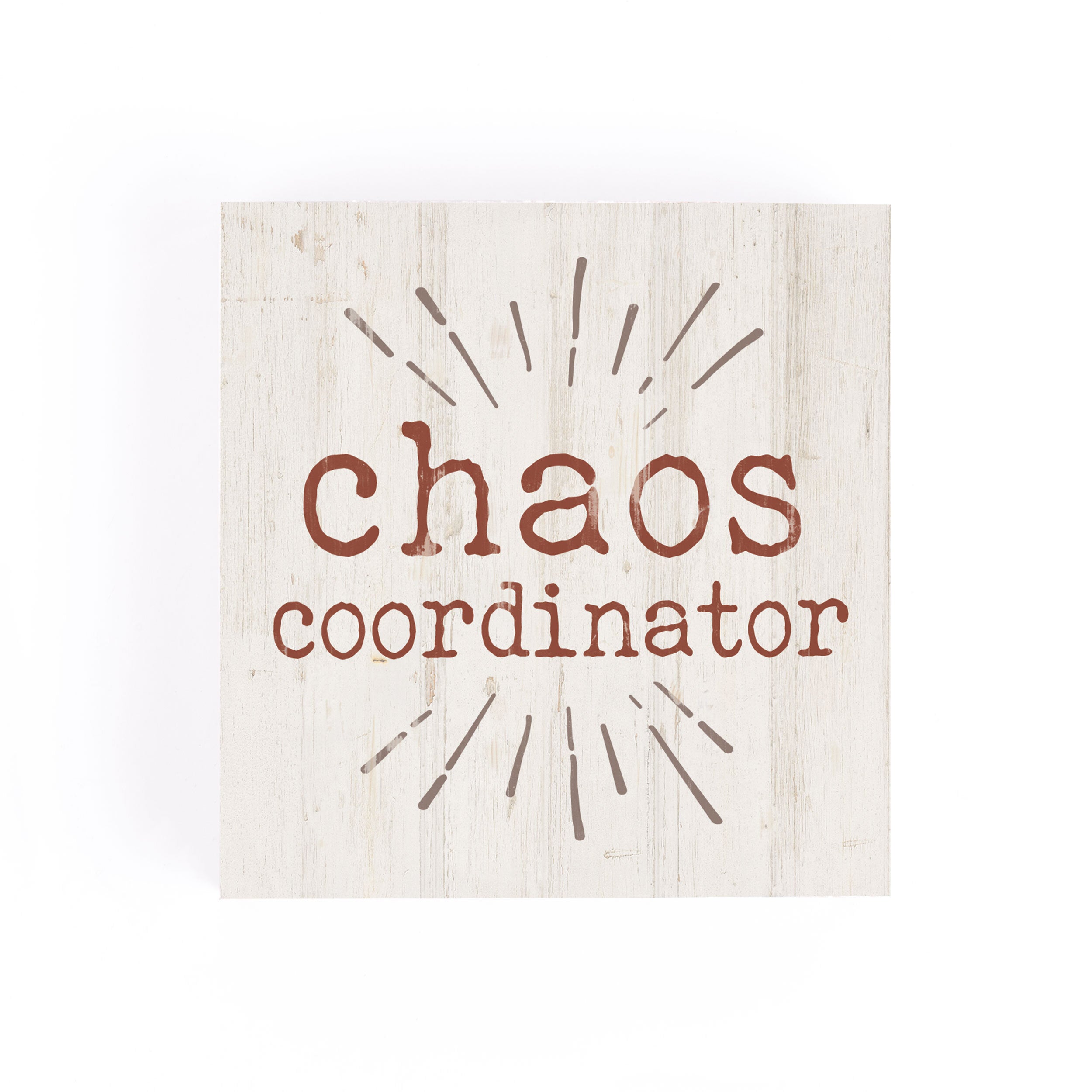 **Chaos Coordinator Square Wood Block