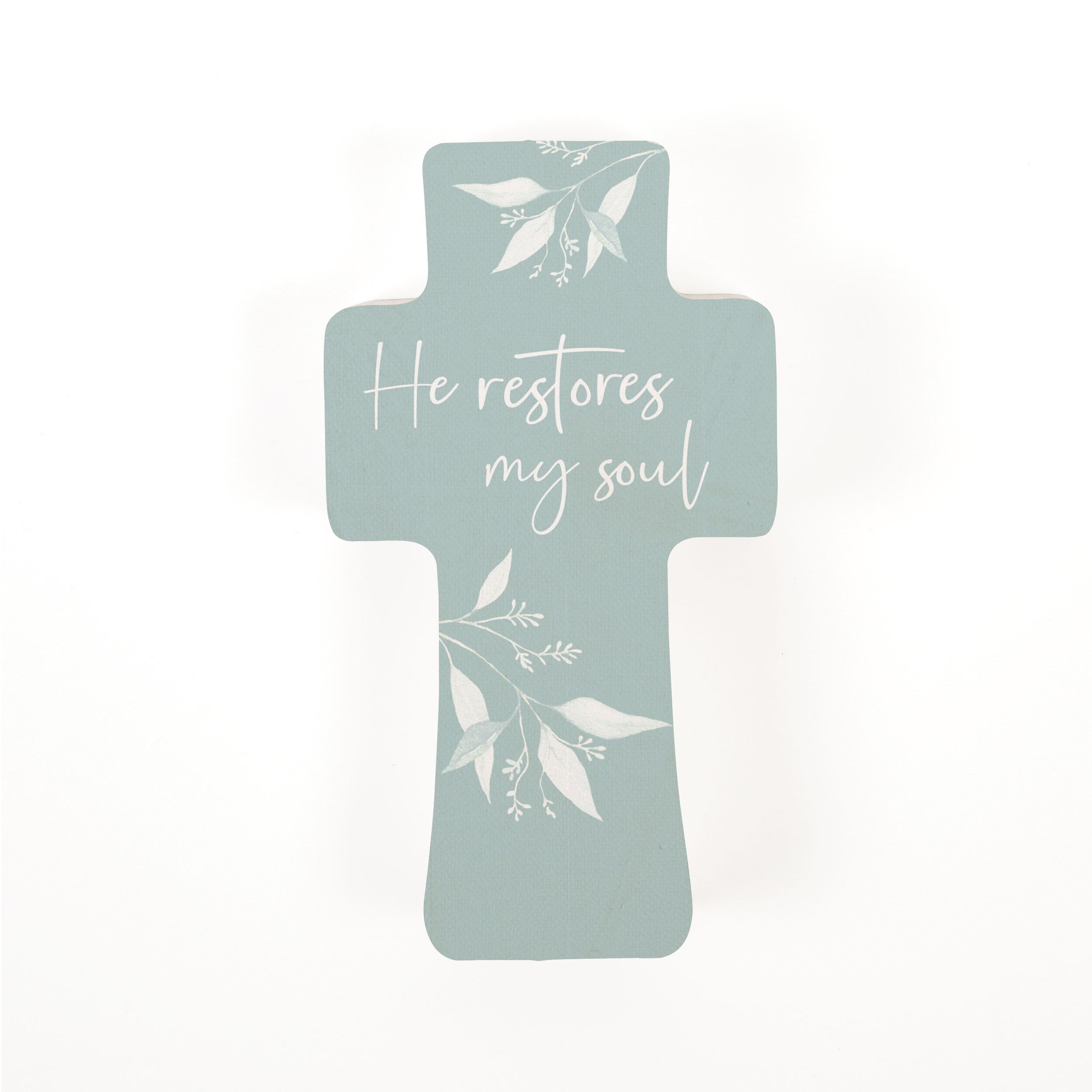 **He Restores My Soul Cross Shape