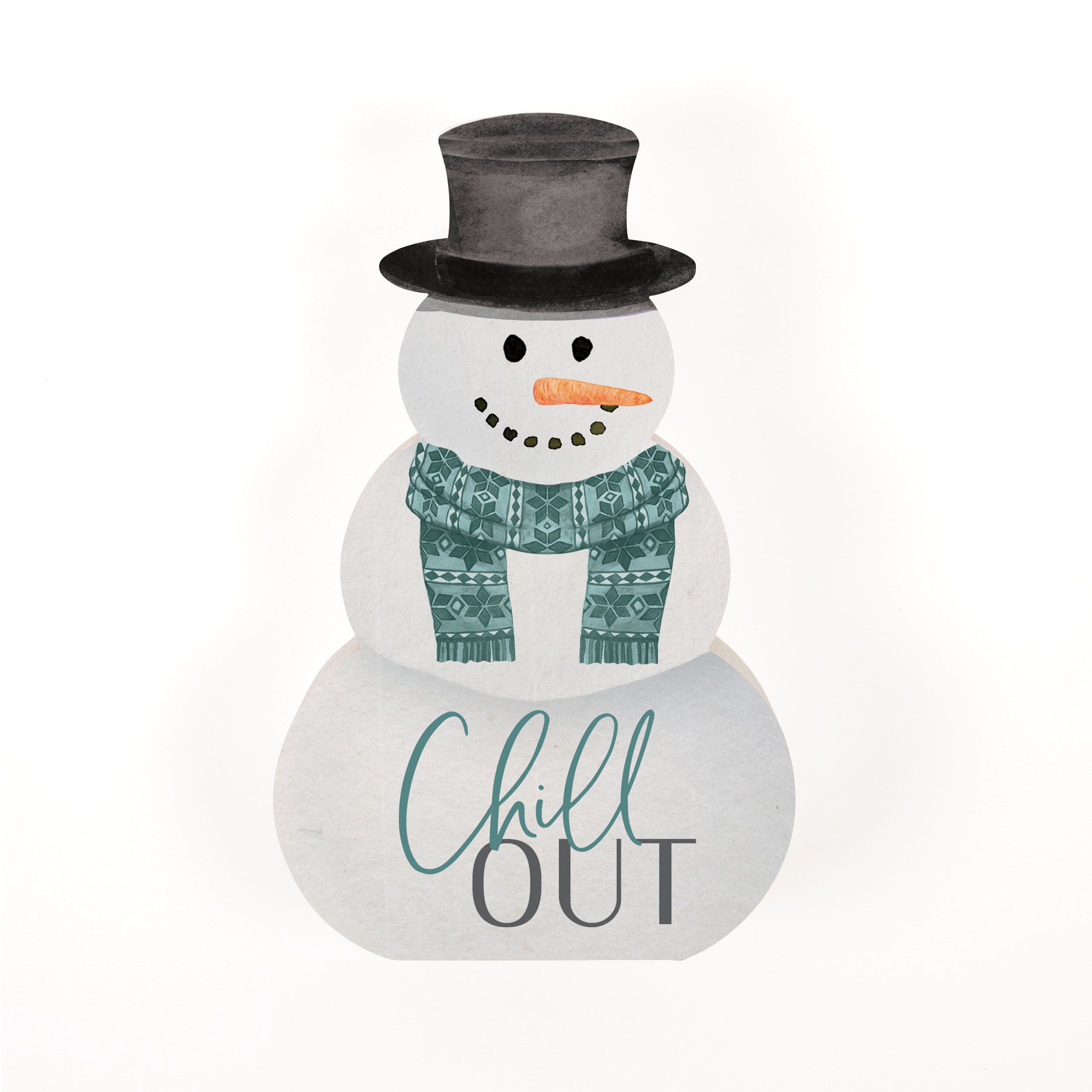 *Chill Out Snowman Shape