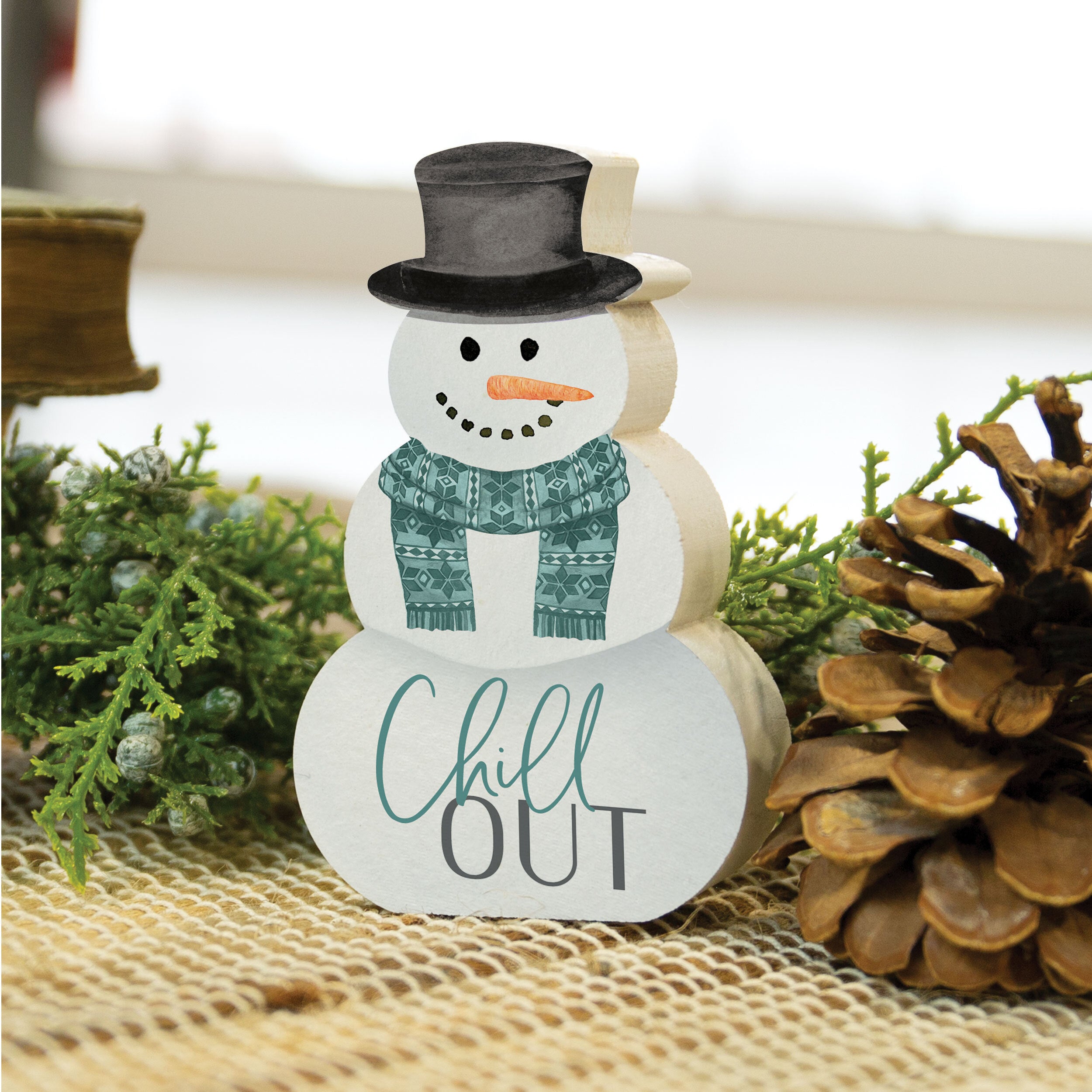 *Chill Out Snowman Shape