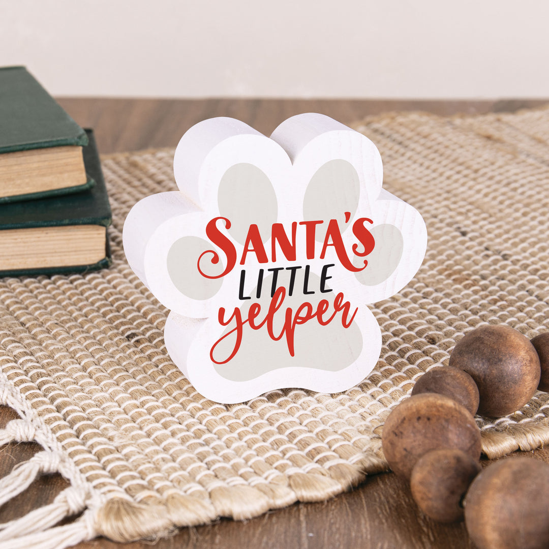 Santa's Little Yelper Shape