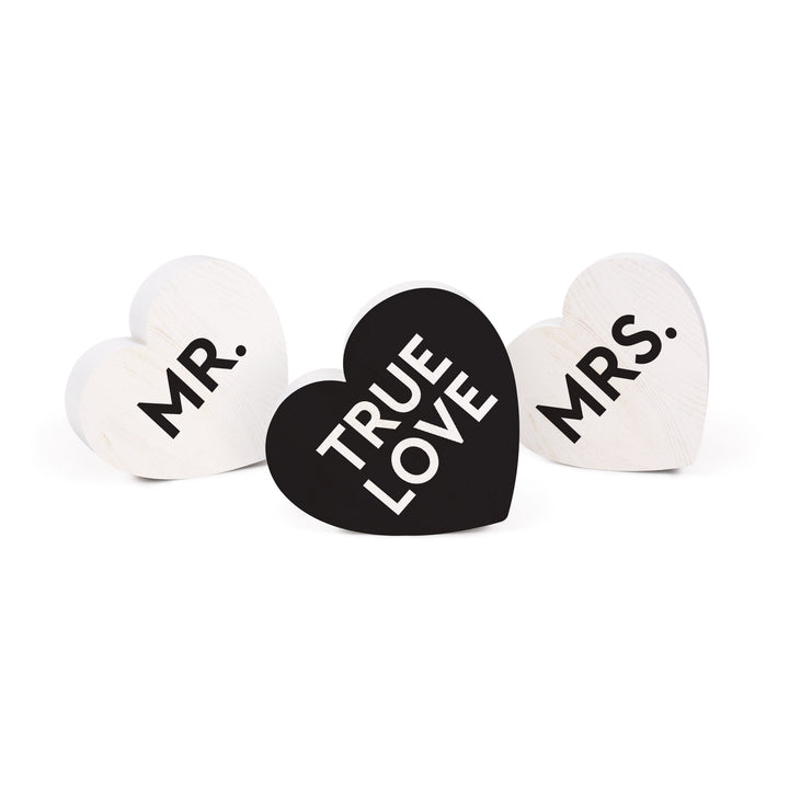 Mr. Mrs. True Love Shape Set
