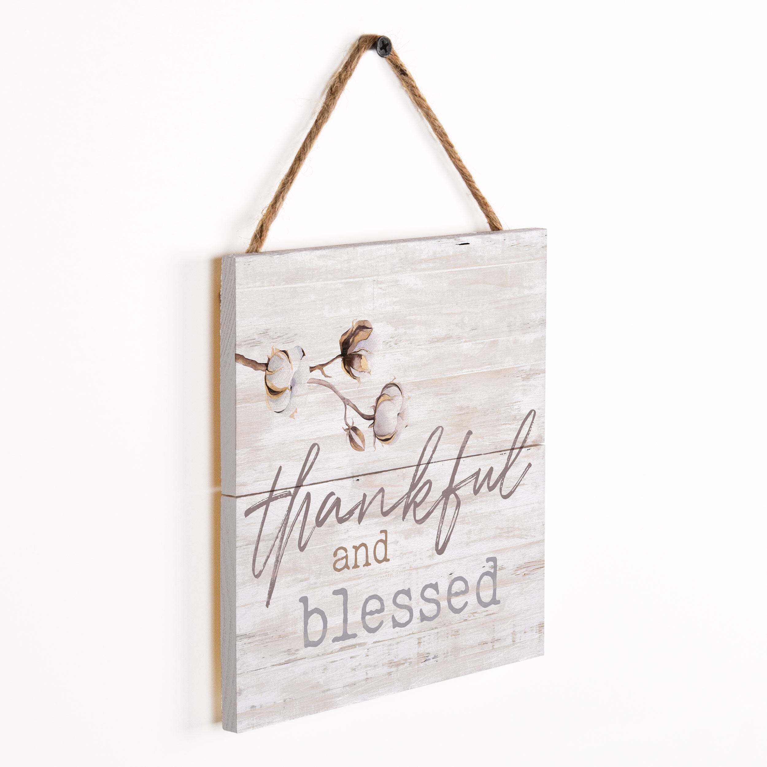 **Thankful And Blessed String Sign