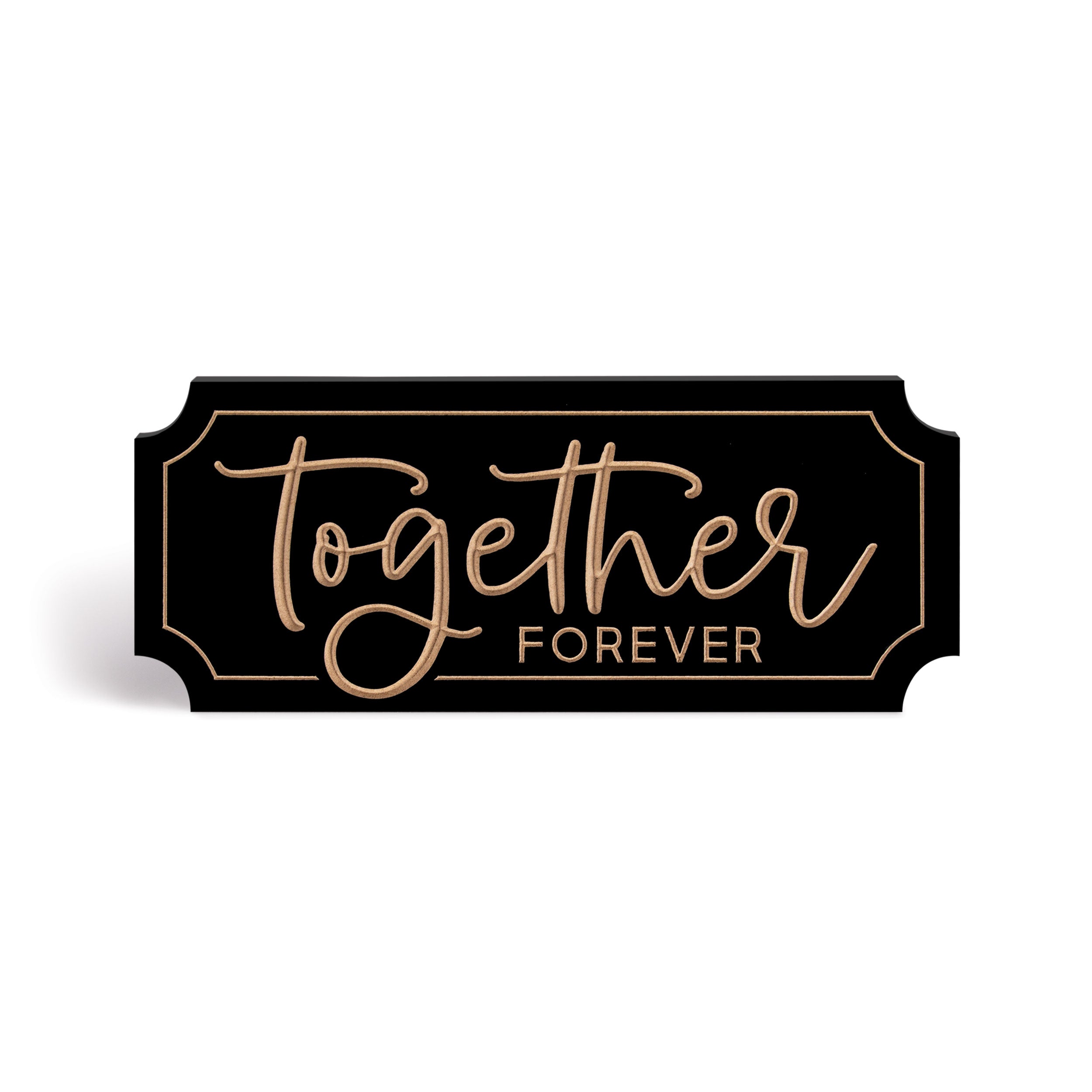 Together Forever Carved Tabletop Décor