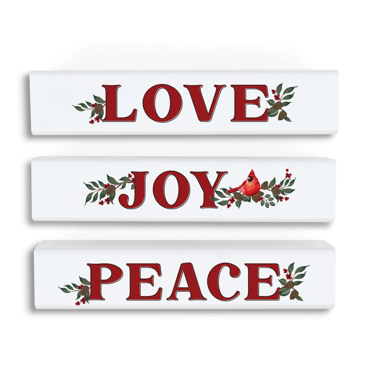 Peace, Joy, Love 3 Stick Set
