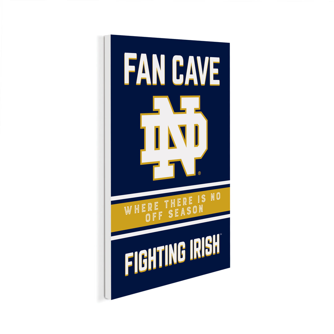 Notre Dame Fighting Irish Fan Cave Wall Sign