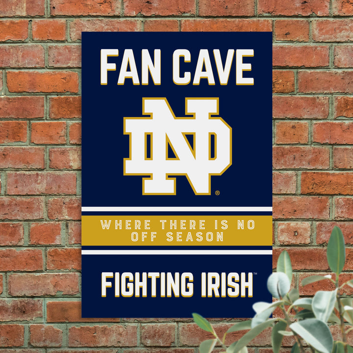 Notre Dame Fighting Irish Fan Cave Wall Sign