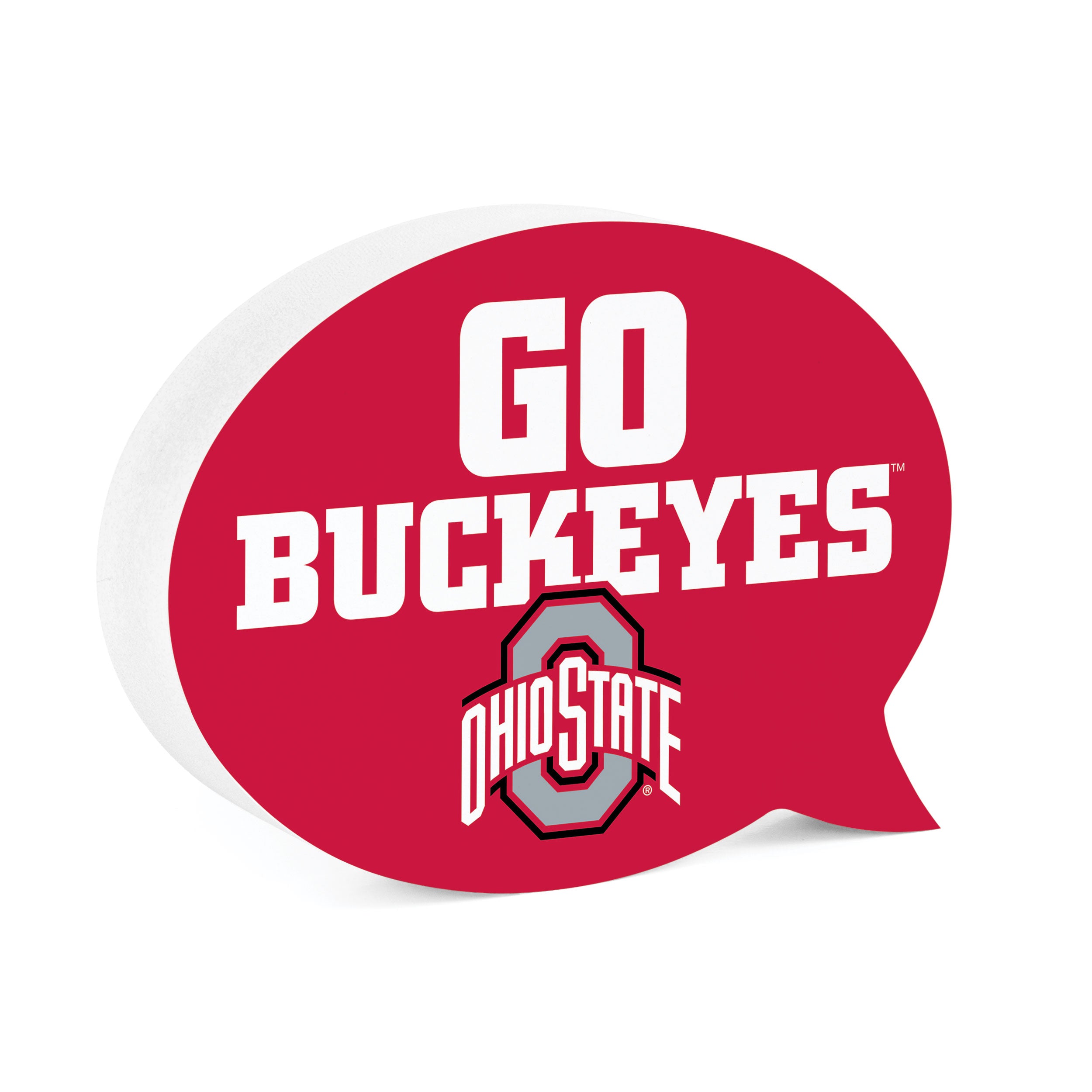 Logo and Chant - The Ohio State University Word Bubble Sign