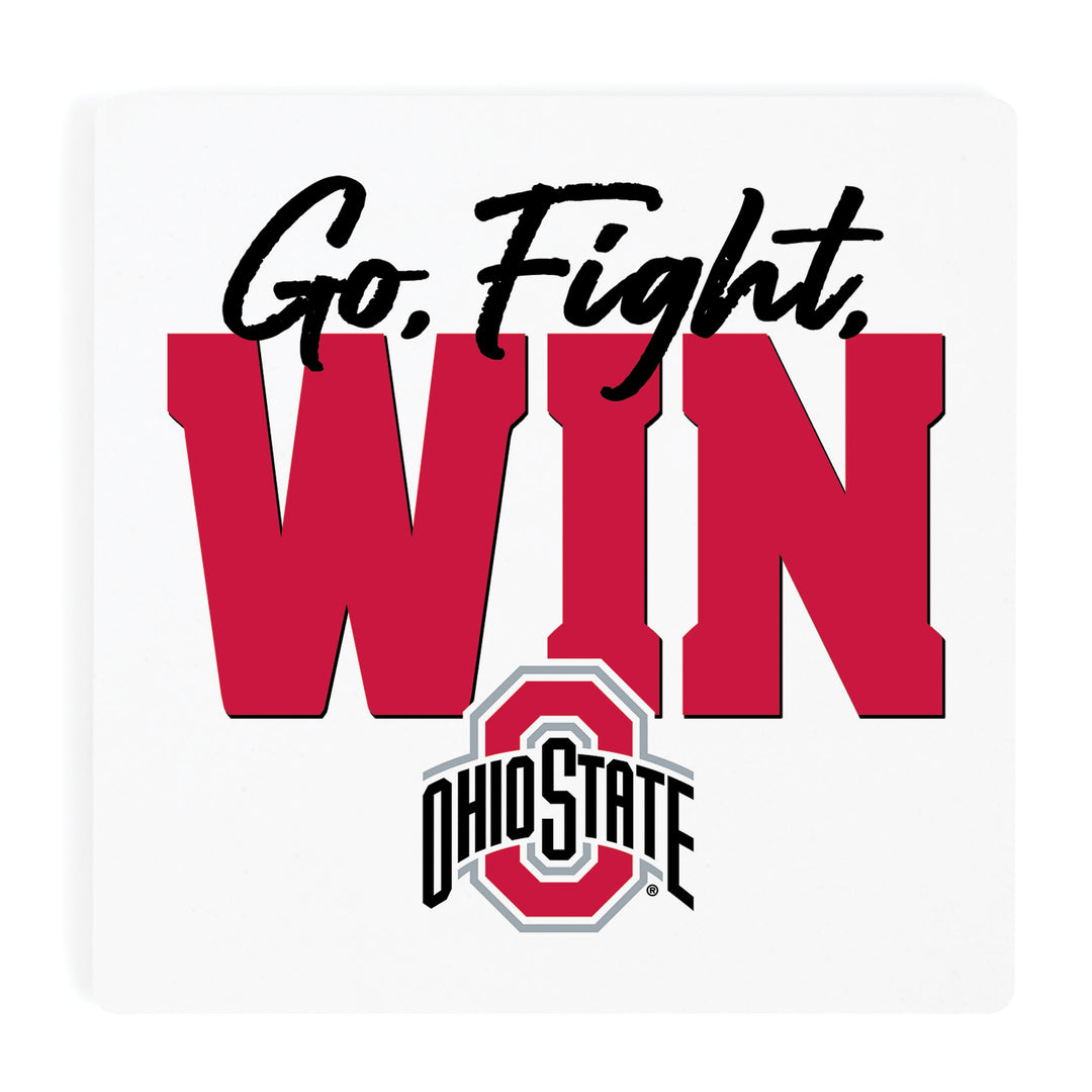 Go Fight Win - The Ohio State University Ceramic Coasters