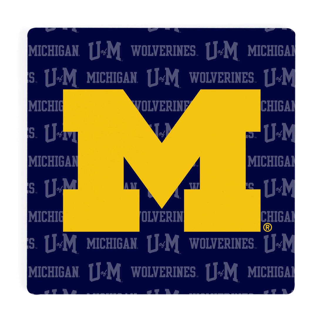 Color Logo - University of Michigan Ceramic Coasters