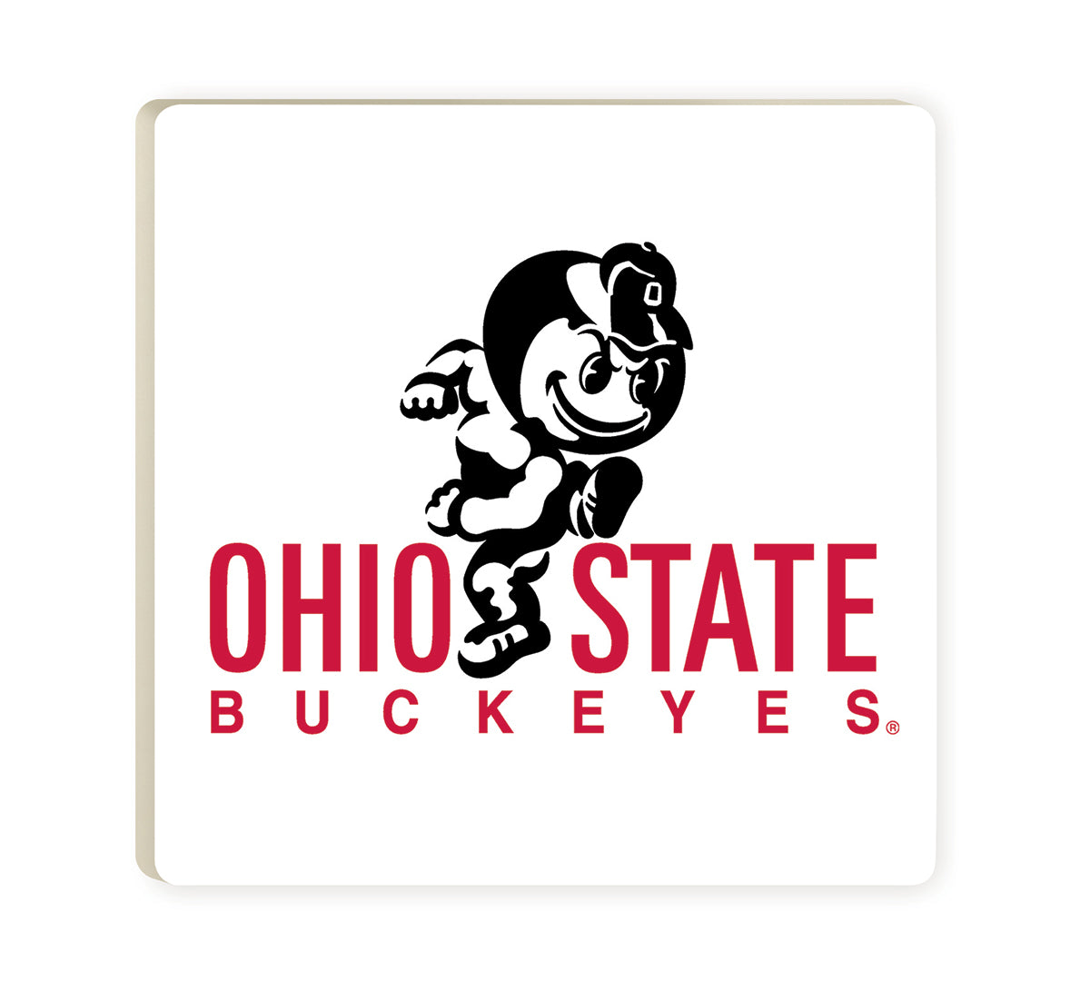 Logo - The Ohio State University Ceramic Coaster
