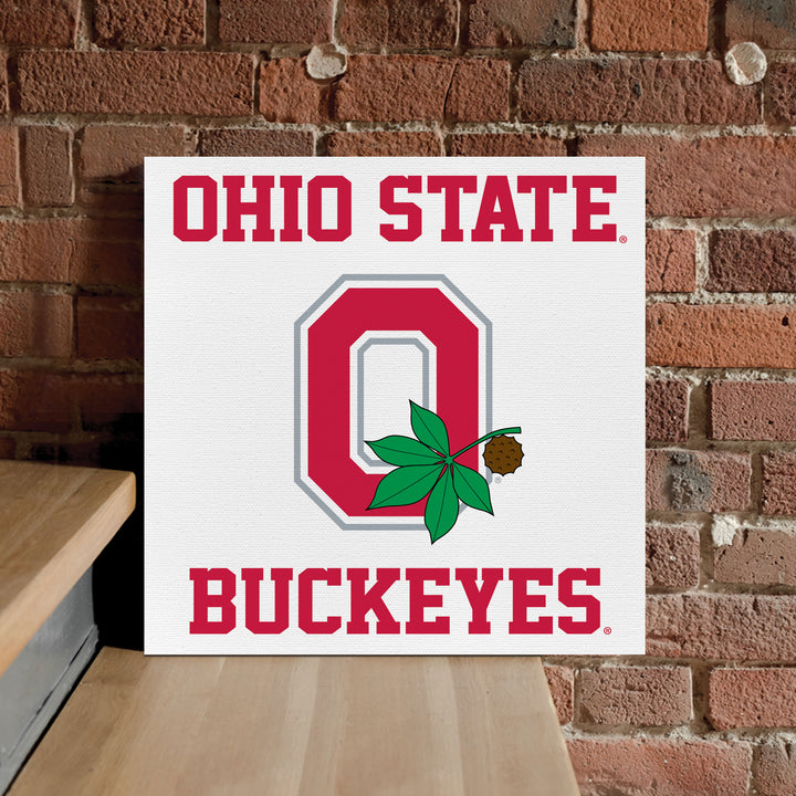 School and Logo - The Ohio State University Canvas Sign