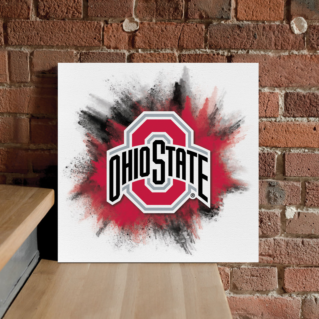 Color Splash Logo - The Ohio State University Canvas Sign